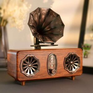 Vintage gramophone speaker